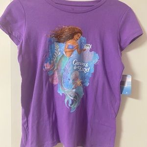 Little Mermaid girls shirt. Size 10-12. .BNWT
